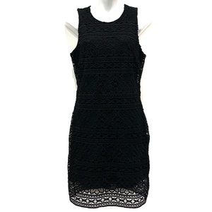 Altar’d State Crocheted Lace Overlay Sheath Dress